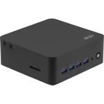 MSI Cubi Z AI 8M-006BEU mini-arvuti barebone, AMD Ryzen 7 8845HS, ilma RAM-ita, ilma salvestusruumita, ilma OS-ita, Wi-Fi 6E, must