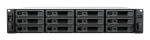 NAS Rack Synology RS2423RP+II (Rack 2U) AMD Ryzen V1780B 8 GB DDR4, 12 pesa, RAID, DiskStation Manager