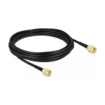 Antennikaabel DeLOCK RP-SMA pistik &ndash; RP-SMA pistik LMR/CFD100 5 m