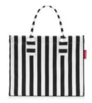 Tote bag Reisenthel Daily Shopper &mdash; Must/Valge, Polyester, 14 L, 420&times;170 mm