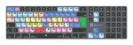 T&auml;issuuruses Bluetooth-klaviatuur LogicKeyboard LKB-MCOM4-TM &mdash; QWERTY saksa paigutus, 109 klahvi, hall titaan