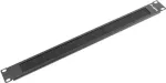 Lanberg 19 inch Brush Panel 1U Black AK-1101-B