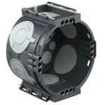 Kaiser Elektro ECON&reg; UP1 s&uuml;vispaigaldusega harukarp, &otilde;hutihe, 4x3 kruvikummid, 60mm l&auml;bim&otilde;&otilde;t, 46mm s&uuml;gavus, halogeenivaba plast, IP20