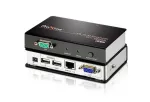 ATEN USB VGA KVM pikendaja (150m), Saatja ja vastuv&otilde;tja, Juhtmega, 150 m, Cat5e, 1920 x 1200, 1600 x 1200, 1280 x 1024, Must, Hall