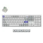 Keychron Q6HW-P1 Full Size Magnetic White Mechanical Keyboard