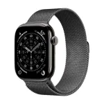 Crong Milano Steel - Roostevabast terasest k&auml;erihm Apple Watch 38/40/41/42 mm (Graphite)