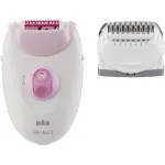 Braun Silk-epil 3 SE3-031 Epilaator Valge/Roosa