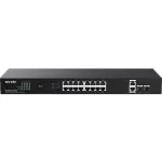Tenda TEG1120P-16-250W Unmanaged PoE+ Switch 18-Port Gigabit 2 SFP 250W