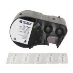 BRADY M5-120-492 FreezerBondz pol&uuml;ester sildikassett BMP51/BMP53/M511 jaoks, valge, 12.70 mm x 21.34 m