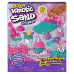 Kinetic Sand Shimmer, Unicorn Bake Shoppe Playset, 16oz (Shimmer Teal and Pink Neon), 8 Unicorn Tools, Sensoorsed m&auml;nguasjad lastele alates 3. eluaastast