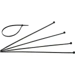 HEINRICH KOPP 328404090 Kaablivits 300 mm x 4,8 mm Must UV-kindel Ilmakindel 50 pakk