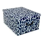 ORDINETT pappkast 49x39x25cm Big Box Goccia Assorted, sinine/helehall/burgund