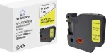 Renkforce RF-LT-D40918 sildilint, asendab DYMO D1 40918, 9 mm, kollane musta tekstiga, 7 m