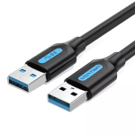 Vention CONBG USB 3.0 kaabel, USB-A isane &ndash; USB-A isane, 1,5 m, PVC, must
