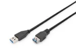 DIGITUS Kaabel USB 3.0 pikenduskaabel T&uuml;&uuml;p A-pistik/emane 1,8m (ak-300203-018-s)