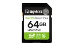 Kingston Technology 64GB SDXC Canvas Select Plus Gen3 100MB/s C10 UHS-I U1 V10
