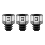 Veinipump ZWILLING FRESH & SAVE &ndash; pumba pea vaakumkorkidele, hall, &Oslash; 3 cm, k&otilde;rgus 40 mm, komplekti kogus 3