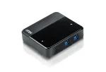 ATEN 2-pordiline USB 3.0 v&auml;lisseadmete jagamise seade, 5 Gbit/s, Micro-USB Type-B, must, plast, 0 - 40 &deg;C, -20 - 60 &deg;C