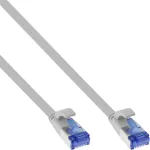 InLine lame patch-kaabel, U/FTP, Cat.6A, TPE halogeenivaba, hall, 0,25 m