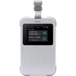 Acer Connect Enduro M6E 5G mobiilne hotspot-ruuter 20GB-ga, Wi-Fi 6E, kahe sagedusalaga (2,4 GHz + 5 GHz v&otilde;i 2,4 GHz + 6 GHz), IP68, 8000 mAh, 2x2 sisemised antennid