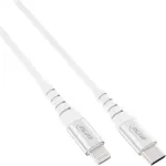 InLine USB-C Lightning kaabel, iPadile, iPhone'ile, iPodile, h&otilde;bedane/alumiinium, 2m