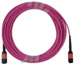 BlueOptics AV26-BO mitmemoodiline fiiber magistraalkaabel, MPO/UPC - MPO/UPC, OM4, 7,5 m, magenta