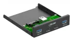 InLine 33456C draivisahtli paneel 8.89 cm (3.5 tolli) I/O pordipaneel Must
