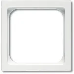 Kruvideta seinakarbi kate Busch-Jaeger 1746/10-84 Valge, 63&times;63 mm, aken 51&times;51 mm