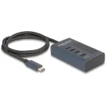 DeLOCK 64189 USB-jaotur USB-C 10000 Mbit/s sinine metallist