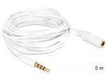 Audio kaabel DeLOCK 3.5mm 5m Valge