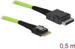 DeLOCK 85801 OCuLink-kaabel, PCIe SFF-8611 &ndash; Slim SAS SFF-8654 4i, 0,5 m
