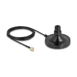 Antenni magnetiline alus DELOCK ULA100 &mdash; 1&times;N pesa 1&times;RP‑SMA pistikule, 3 m kaabel, v&auml;litingimustesse, must