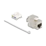 Delock 90723 Keystone moodul slim RJ45-LSA Cat.6A, varjestatud, 180 kraadi, t&ouml;&ouml;riistavaba