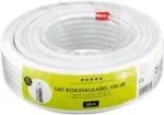 Wentronic 49760 koaksiaalkaabel, valge