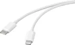 Renkforce USB-kaabel USB 2.0 USB-C-pistik Apple Lightning-pistik valge (RF-5042728)