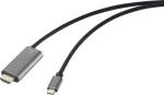 Renkforce USB-C HDMI adapterkaabel pistikuga HDMI-A pesa 1,50 m (RF-6409790)