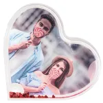Hama Heart &uuml;ksik pildiraam Punane, L&auml;bipaistev