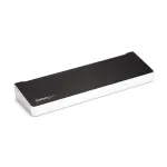 StarTech.com 4K USB-C-dokk, kolmekordne UHD 4K monitori dokkimisjaam, Mac ja Windows, USB-C HDMI-le ja DisplayPortile, 100 W toiteedastus, 5x USB 5 Gbit/s jaotur &ndash; TAA