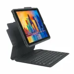 ZAGG Pro Keys iPad 10,9-tollisele (A16 ja 10. p&otilde;lvkond) klaviatuuriga &uuml;mbris, saksa, AZERTY, saksa keel, Apple, iPad 10,9 inch (A16 ja 10. p&otilde;lvkond), must, pol&uuml;karbonaat (PC), kumm