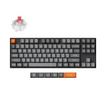Keychron K8 Max klaviatuur universaalne USB RF juhtmevaba Bluetooth must 80% mehaaniline
