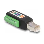 DeLOCK RJ45 pistik Cat.5e klemmiploki adapter 90&deg; nurga all