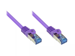 V&otilde;rgukaabel Alcasa Cat6a RJ-45 3m Violetne