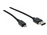Hypertec 532456-HY USB 2.0 kaabel, USB A - Micro-USB B, 2 m, must