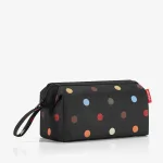 Reisenthel WC7009 Travel Cosmetic Dots Toiletry Bag - Mitmev&auml;rviline pol&uuml;ester t&otilde;mblukuga, 3 taskut