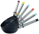 GUSSK&Ouml;NIG Pre-Seasoned Mini Cast Iron Frying Pan Set 6x 13,7 cm