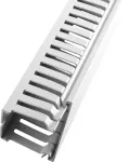 LICATEC Wiring Duct 25 x 75 mm Halogen-Free Grey 7670-1