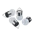 Elight Garden Decor Solar IP65 LED Solo Lantern Hanging Bulb Style (9x6cm) with Dark Sensor