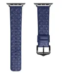 Dux Ducis Genuine Leather Watch Band for Apple Watch 38/40/41mm - Blue