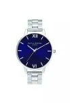 Olivia Burton Naiste kell OB16SH02 40 mm rooskullast roostevabast terasest korpus hall nahast rihm