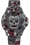 POLICE meeste k&auml;ekell PEWUM2119560 40mm roostevaba teras nahk pruun
